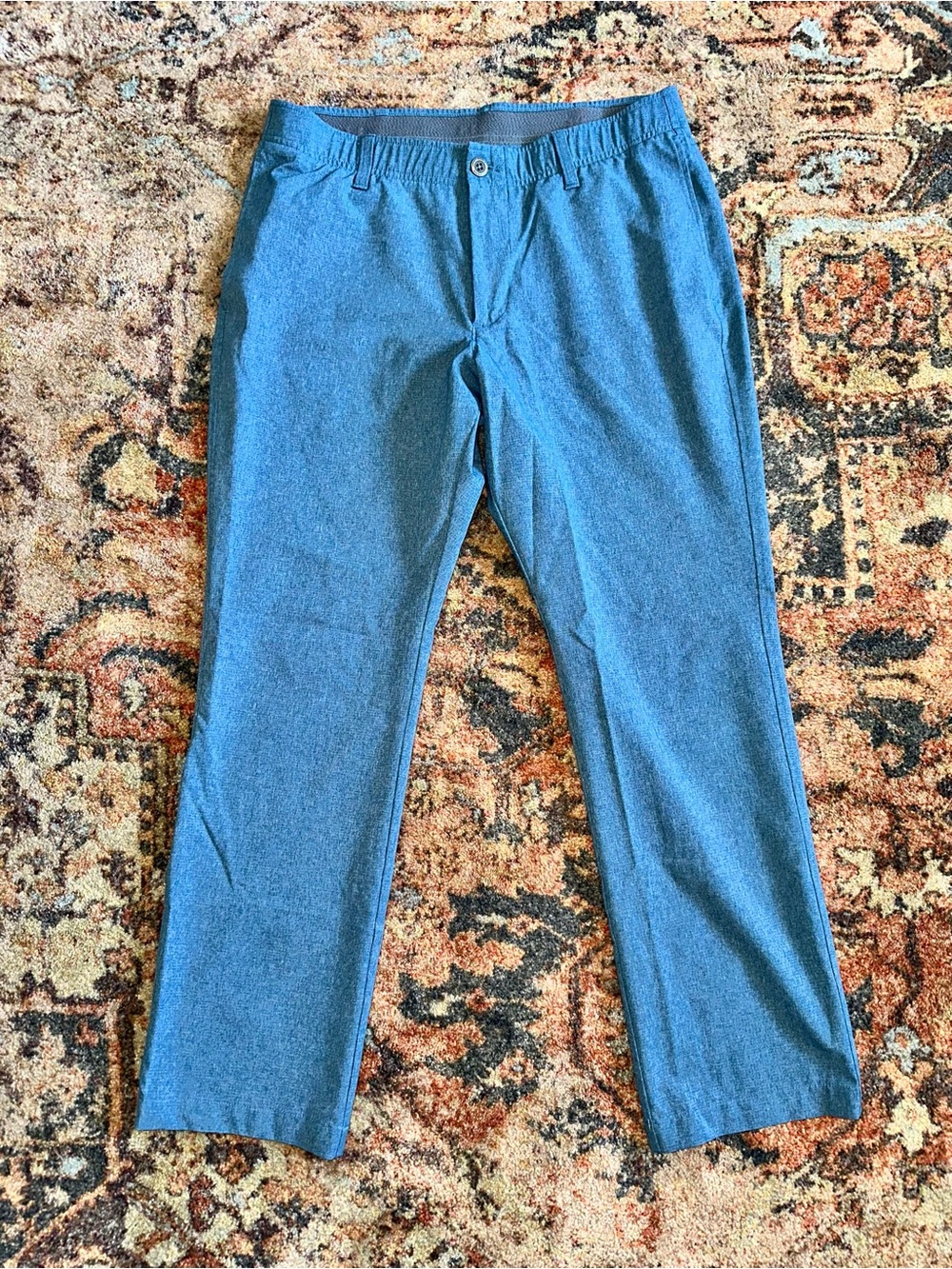 Under Armour Teal Straight-Leg Men's Pants